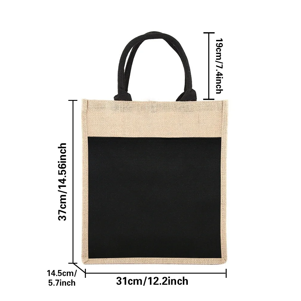 トートバッグ ジュート製 ポータブル ショルダーバッグ ショ - Women Bags Jute のレビューと価格