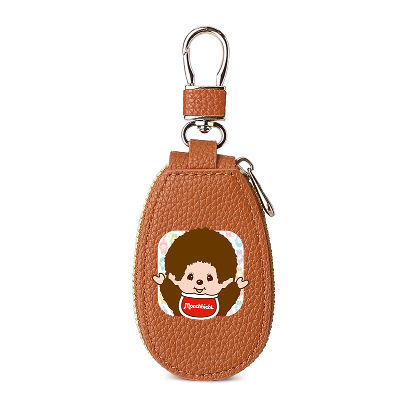 1 個モンチッチ革ジッパーキーウォレット女性ポケットキーホル - Women Bags Mini のレビューと価格