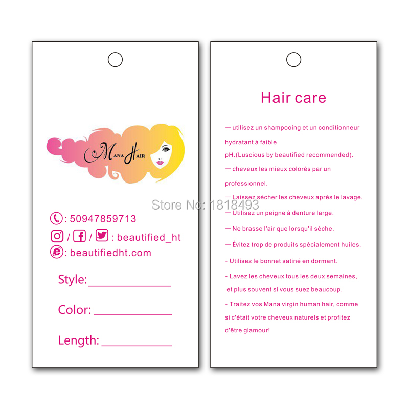 カスタマイズされたウィッグタグ,ヘアラベル,ヘア製品,プライ - Women Bags Price のレビューと価格