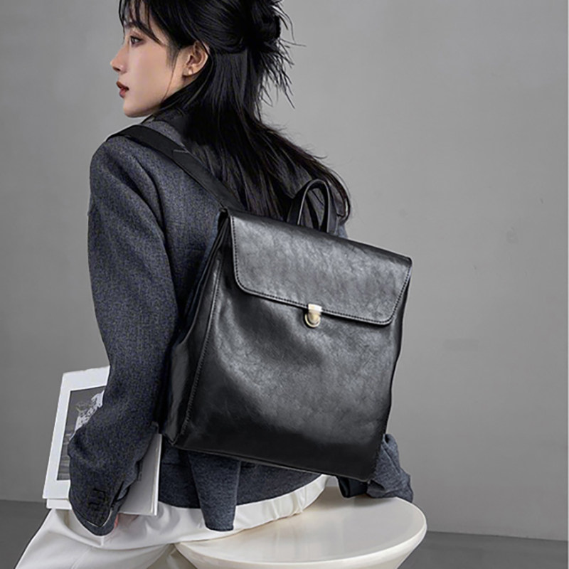 高級ブランド本革バックパック女性用高品質トップレイヤー牛革大 - Women Bags Luxury Brands のレビューと価格
