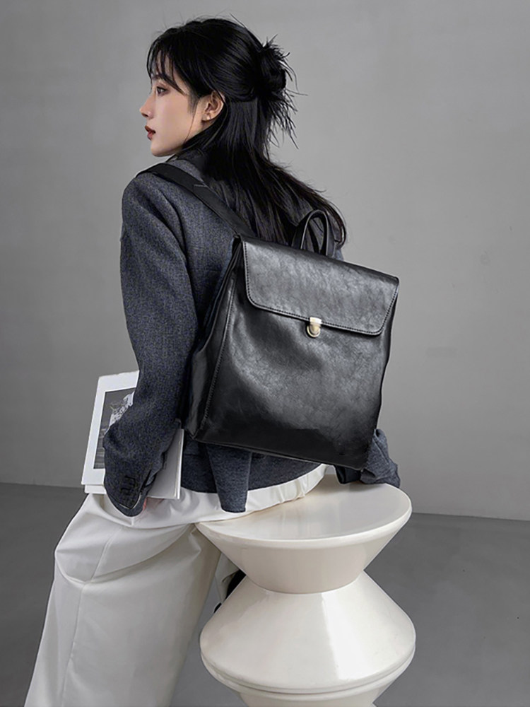 高級ブランド本革バックパック女性用高品質トップレイヤー牛革大 - Women Bags Luxury Brands のレビューと価格