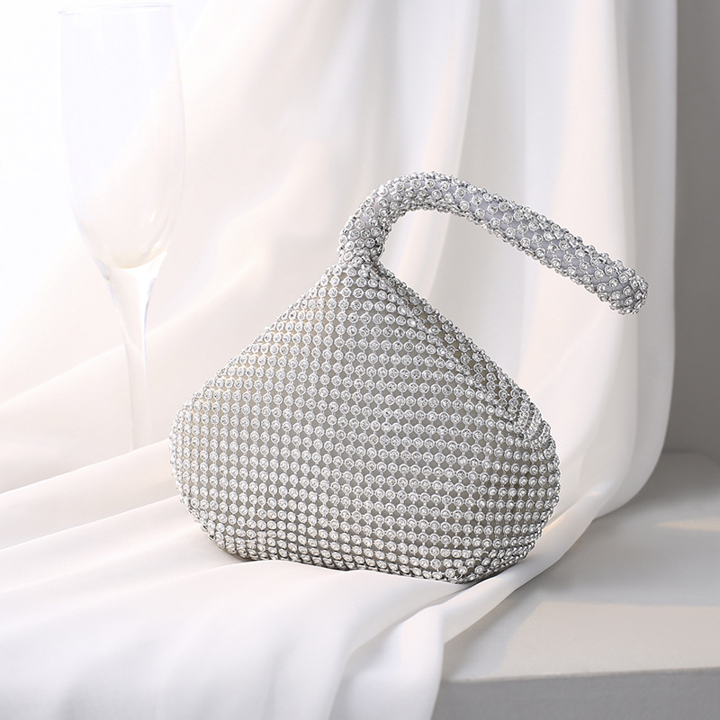 デザイナー真新しい高品質ディナーバッグ手作りラインストーンハ - Women Bags Branded Sale のレビューと価格