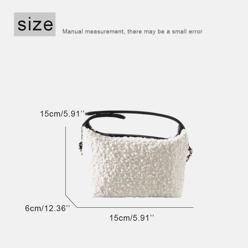 レザークラシックミニホーボスバッグ女性のための高級デザイナー - Mini Purse Chain のレビューと価格