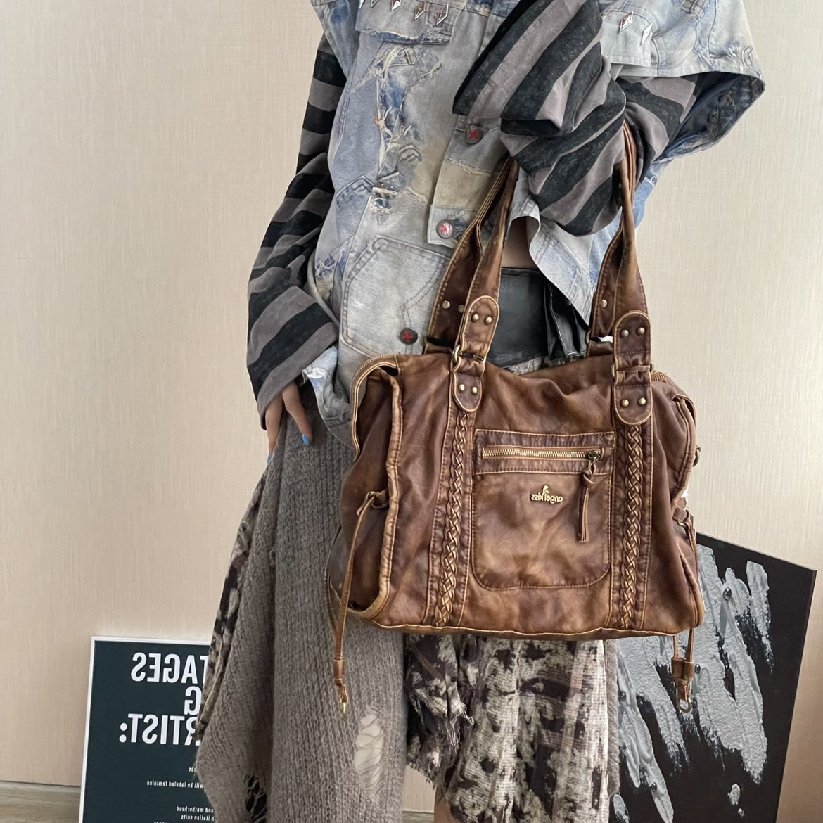 ニッチデザイナーブランドの新品高品質Y2K大容量バイクバッグ - Women Bags Branded Sale のレビューと価格