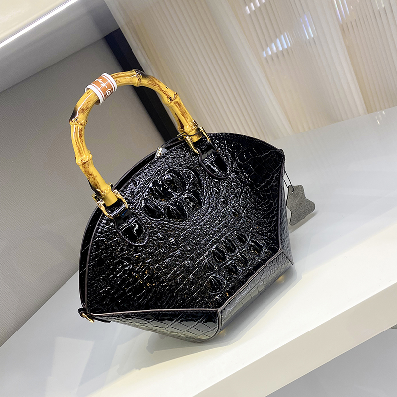 女性のためのクロコダイルハンドバッグ,竹の模造クロコダイルハ - Women Bags Branded Sale のレビューと価格