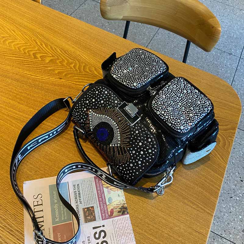 女性用バックパック,大容量ショルダーバッグ,合成皮革,ダイヤ - Women Bags Luxury Brands のレビューと価格