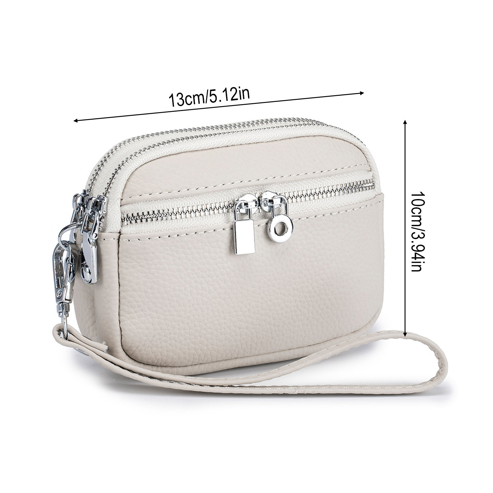 女性用ミニクロスボディバッグ ダブルジッパー付き 大容量コイ - Women Bags Mini のレビューと価格