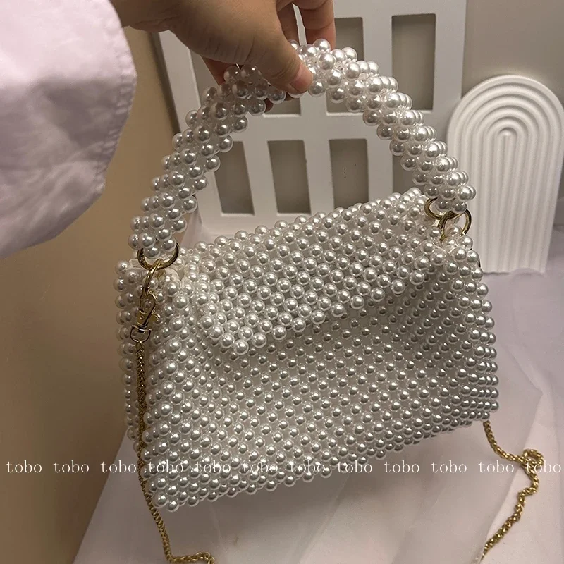 女性のための真珠の財布,透かし彫りのトートバッグ,レトロ,イ - Women Bags Golden のレビューと価格
