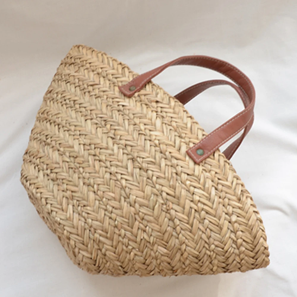 ボヘミアン麦わら帽子の女性用籐バッグ,デザイナーの織りバッグ - Women'S Tote Bags Designer のレビューと価格