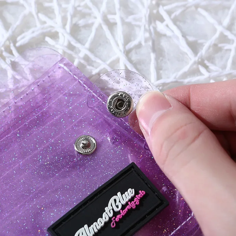透明な女性の財布 PVC レーザークリアゼリーバッグミニマネ - Jelly Bag Clear Pvc のレビューと価格