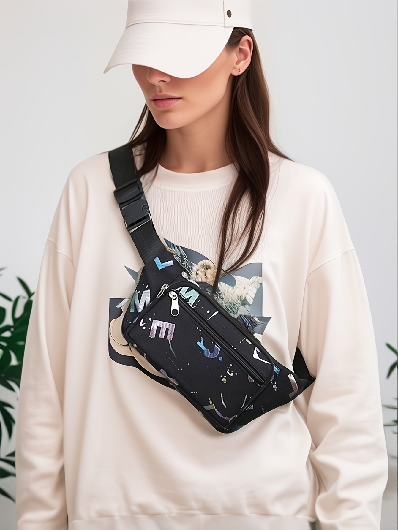 ファニーパック女性ブロンズ印刷ベルトバッグファッションウエス - Women'S Bum Bags のレビューと価格