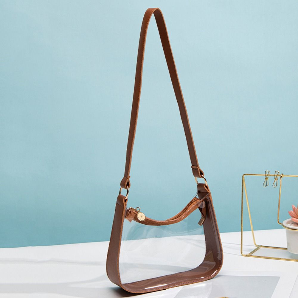 防水クロスボディバッグポータブル大容量 PVC クリアゼリー - Jelly Bag Clear Pvc のレビューと価格